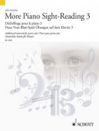 More Piano Sight-Reading, vol. 3. Additional material for piano solo