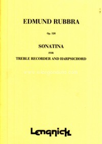 Sonatina, for Recorder and Piano, op. 128