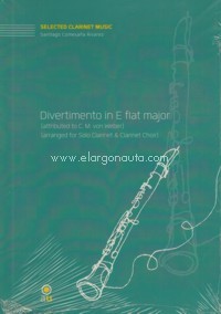 Divertimento in E flat major, arranged for Solo Clarinet and Clarinet Choir. 9790801277480