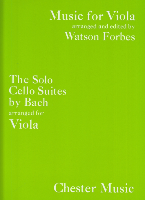 The Solo Cello Suites BWV 1007-1012, by Bach, for viola solo. 9780711920330