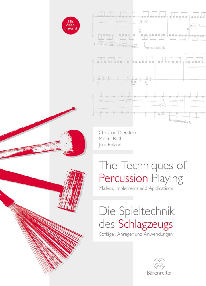 The Technique of Percussion Playing: Mallets, Implements and Applications = Die Spieltechnik des Schlagzeugs: Schlägel, Anreger und Anwendungen. 9783761824061