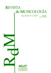 Revista de Musicología, vol. XLII, 2019, nº 2. 80729