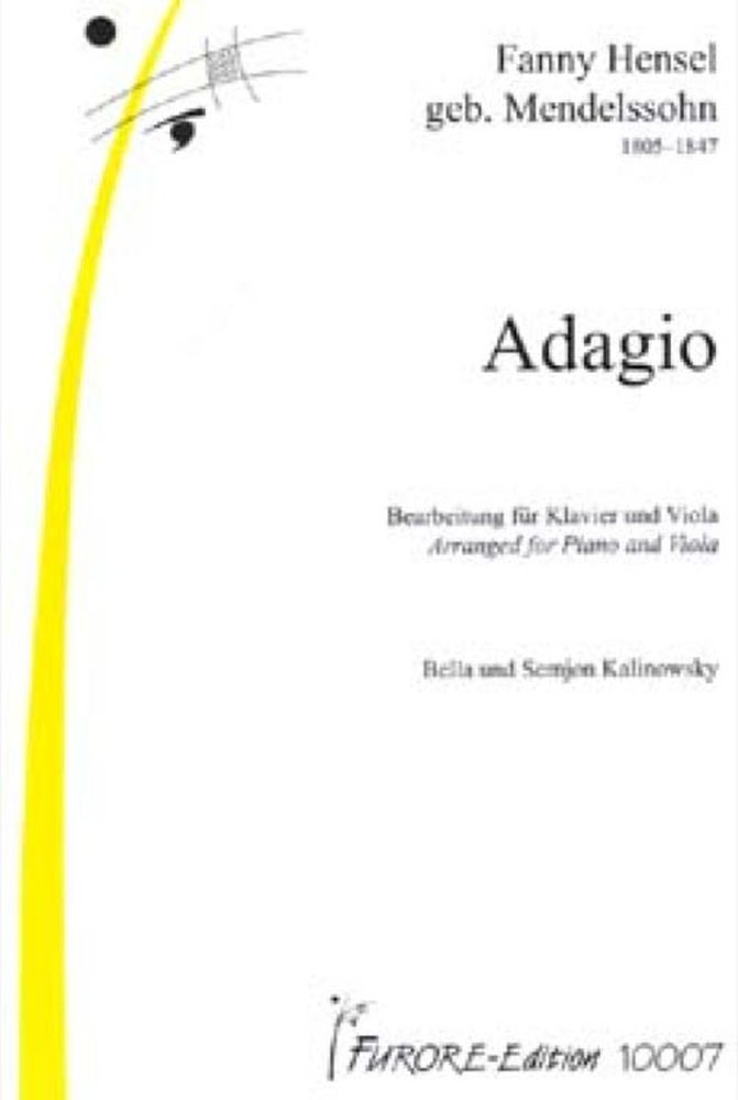 Adagio. Arranged for Piano and Viola