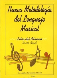 Nueva metodología del lenguaje musical: sexto nivel, libro del alumno. 9788488038739