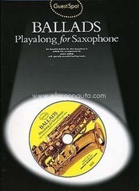 Guest Spot: Ballads Playalong for Alto Saxophon. 9780711962613