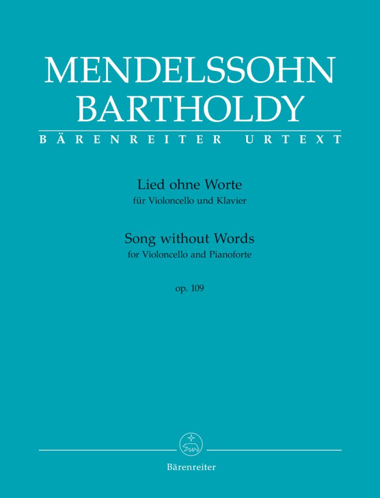 Song without Words op. 109, score and part. 9790006566587 Song without Words op. 109, score and part. 9790006566587