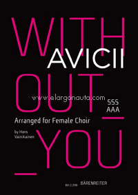 Without you, Arranged for Female Choir, choral score