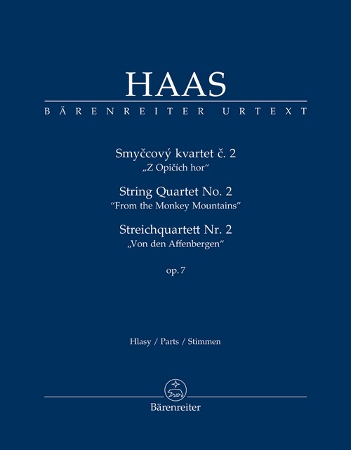 String Quartet No. 2 op. 7 From the Monkey Mountains, set of parts