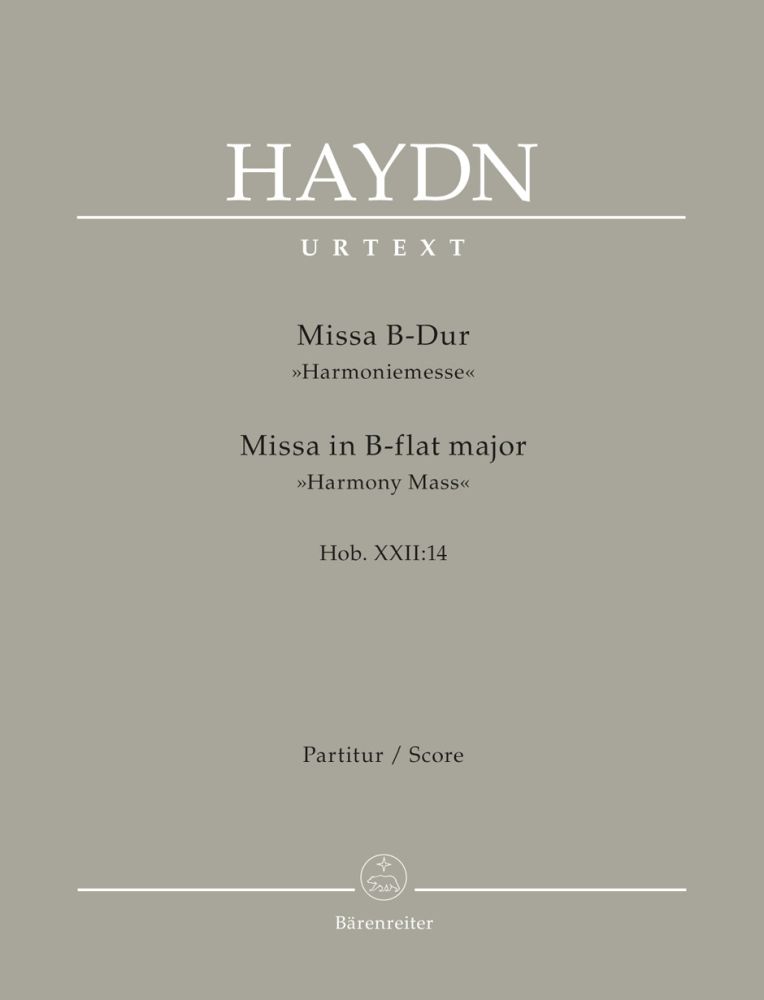 Missa B-Dur Hob. XXII:14, Harmoniemesse, score