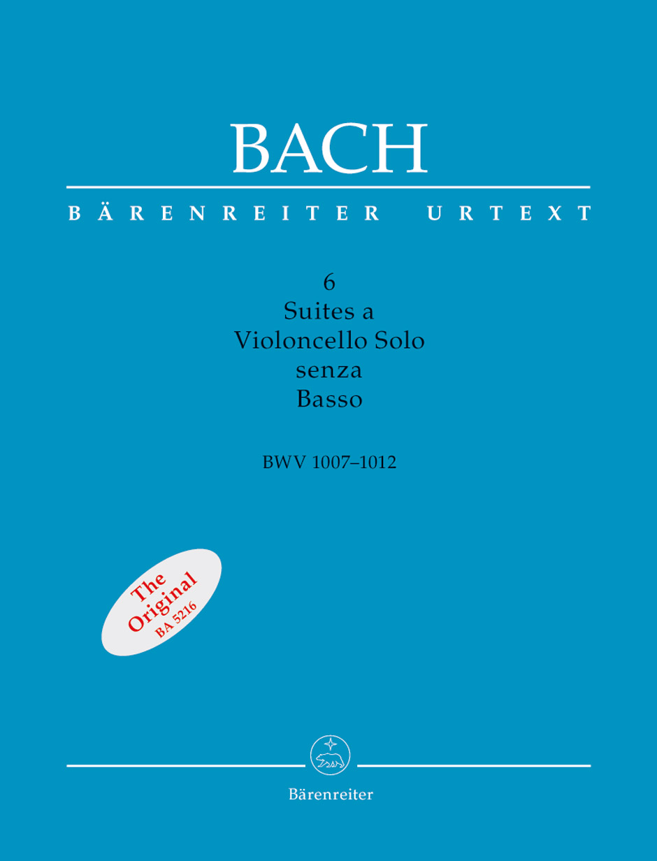 6 Suites a Violoncello Solo senza Basso BWV 1007-1012. 9790006505722