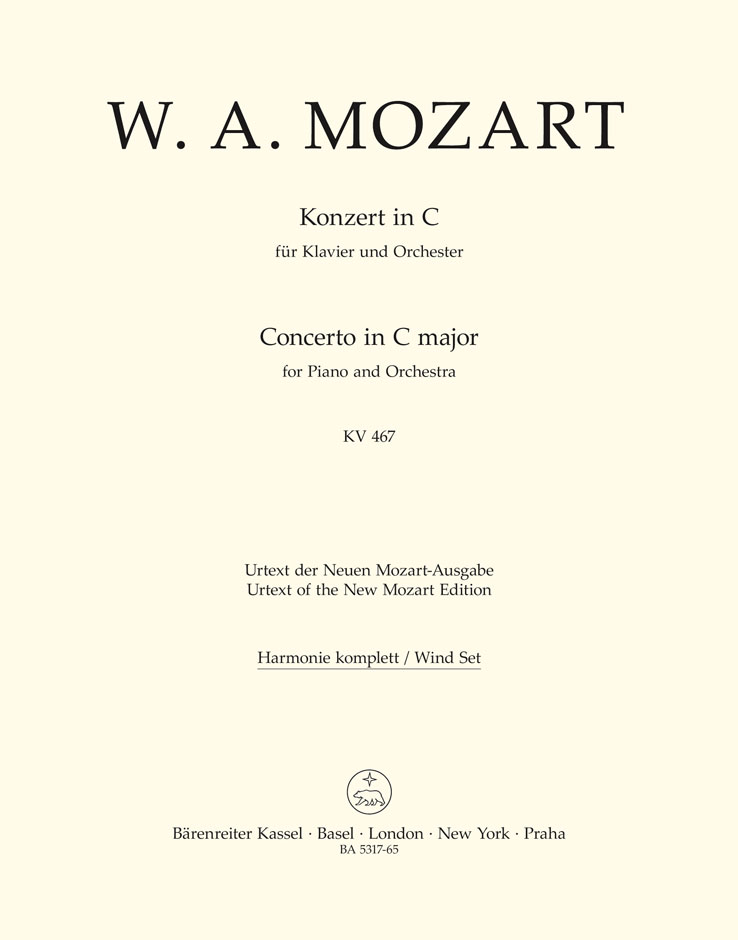 Konzert für Klavier und Orchester Nr. 21 KV 467, wind parts