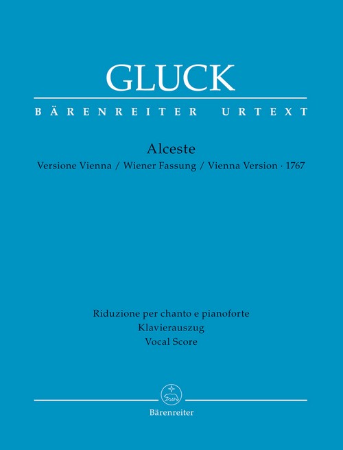 Alceste, Wiener Fassung 1767, vocal/piano score