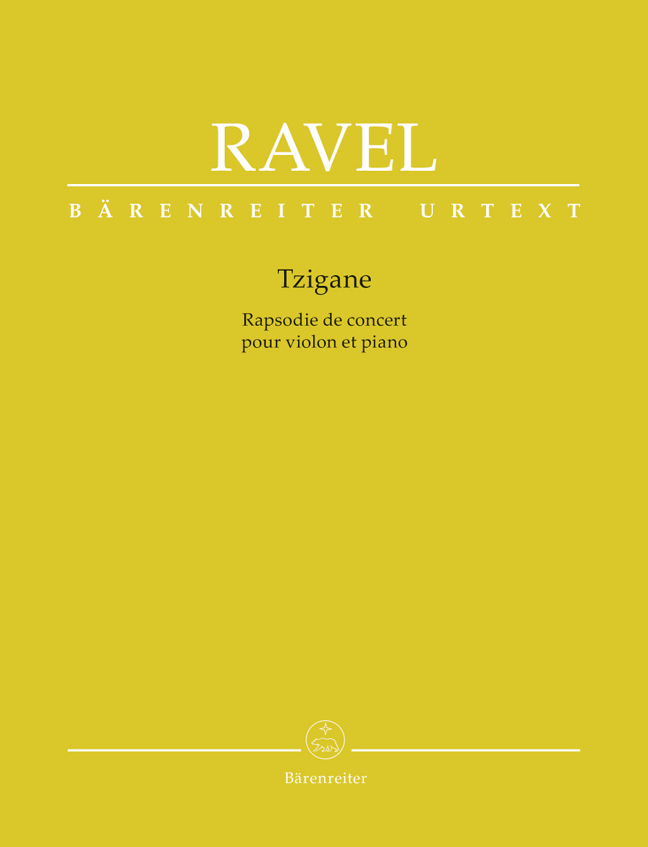 Tzigane, Konzertrhapsodie für Violine und Klavier, score and part