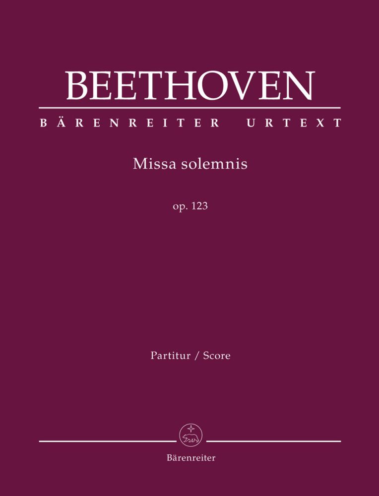 Missa solemnis op. 123, score