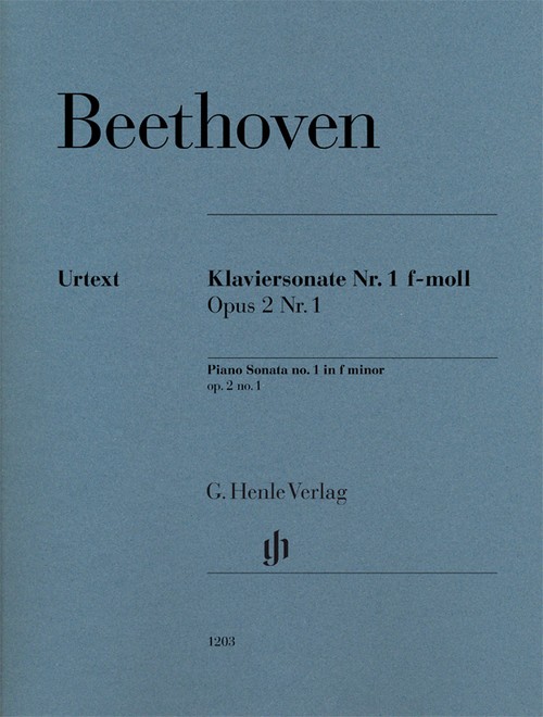 Piano Sonata no. 1 op. 2,1, performance book