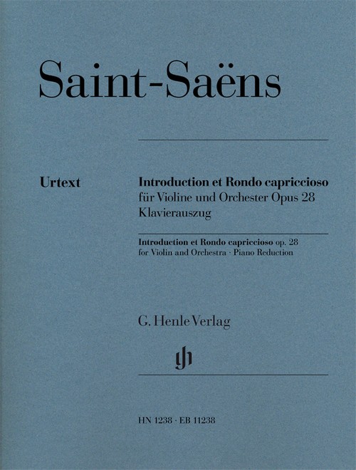 Introduction et Rondo capriccioso op. 28, for Violin and Orchestra, Piano Reduction. 9790201812380