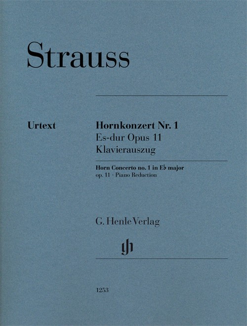 Horn Concerto no. 1 E flat major op. 11 op.11, piano reduction with solo part. 9790201812533