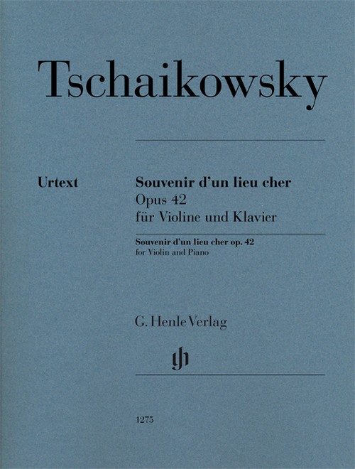 Souvenir d'un lieu cher op. 42, score and part