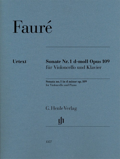 Sonata no. 1 d minor op. 109, score and part