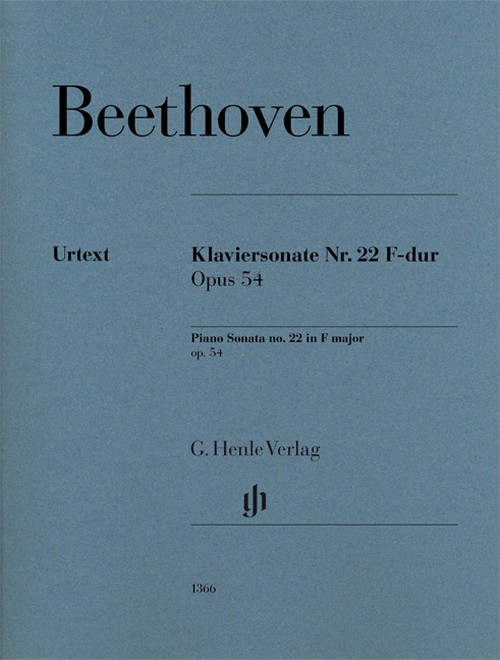 Klaviersonate Nr. 22 F-dur op. 54 op. 54. 9790201813660