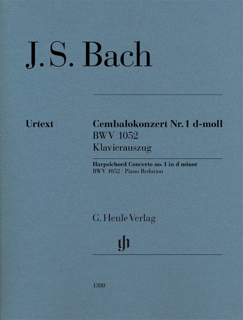 Harpsichord Concerto no. 1 in d minor BWV 1052, vocal/piano score. 9790201813806