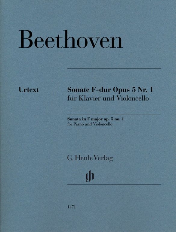 Sonata F major op. 5/1, score and part