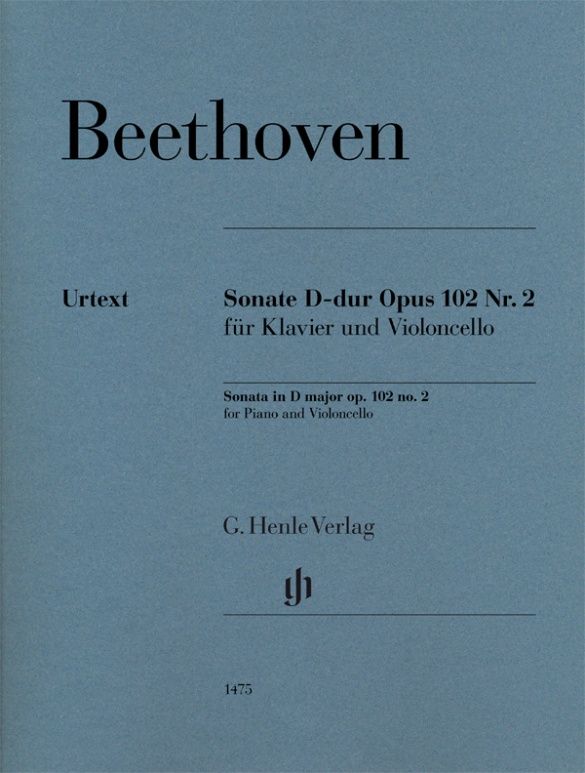 Sonata in D major op. 102/2. 9790201814759