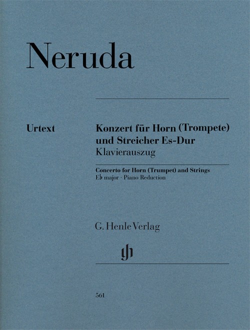 Concerto for Horn (Trumpet) and Strings E flat major, vocal/piano score