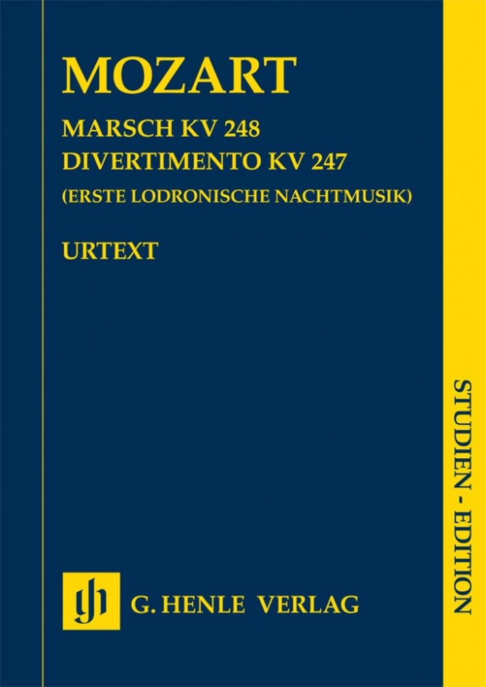 March K. 248 · Divertimento K. 247, First Lodron Night Music, study score. 9790201871509