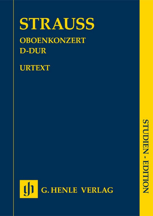 Oboenkonzert D-dur, study score