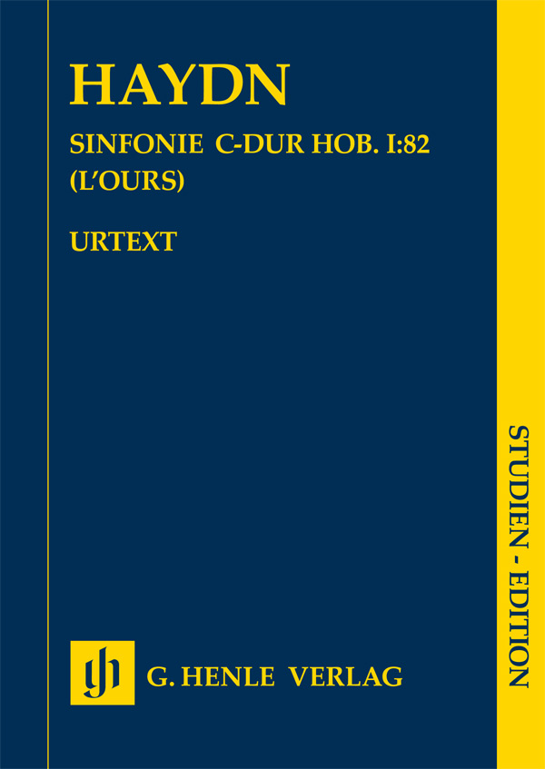 Symphonie C major Hob. I:82 (L'Ours), study score