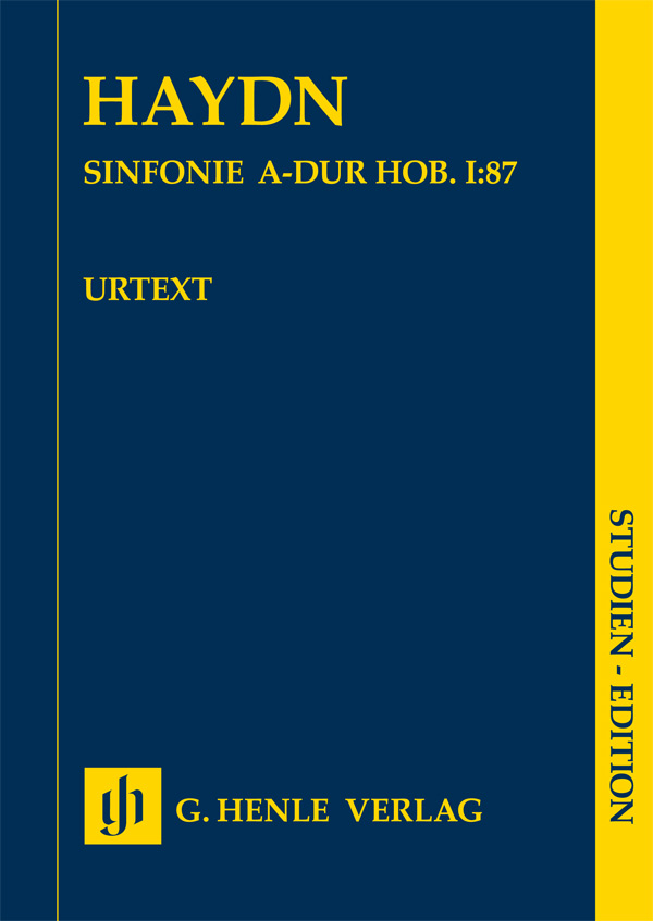 Symphonie A major Hob. I:87, study score. 9790201890555