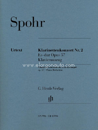 Clarinet Concerto no. 2 op. 57, vocal/piano score