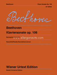 Piano Sonata in B flat major op. 106