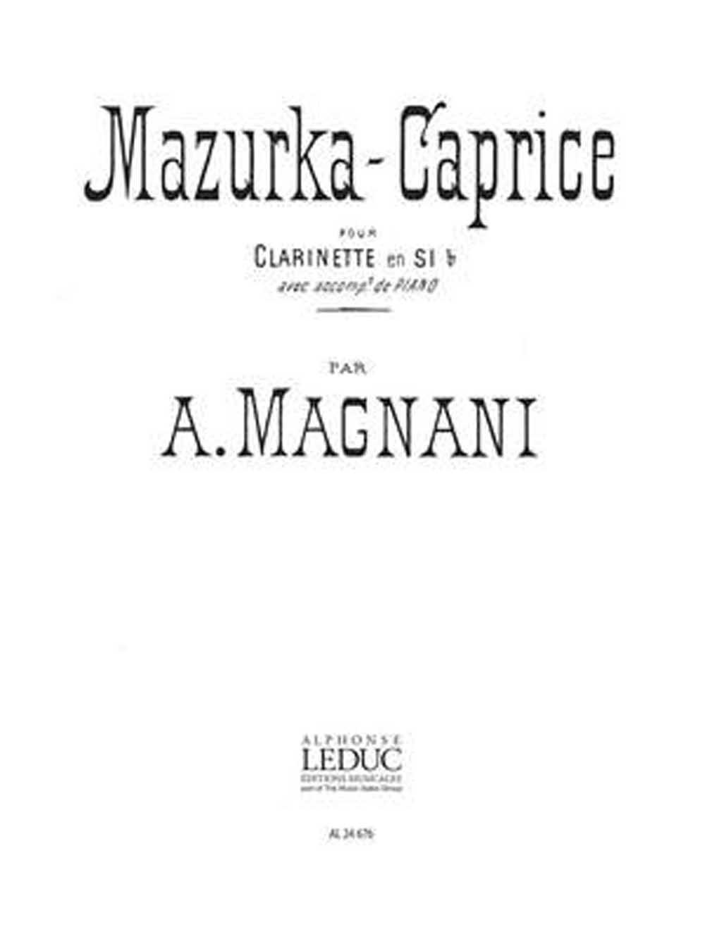 Mazurka Caprice. 81357