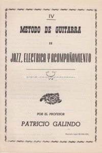Método de guitarra de jazz eléctrica y acompañamiento, nº 4