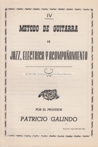 Método de guitarra de jazz eléctrica y acompañamiento, nº 4