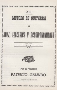 Método de guitarra de jazz eléctrica y acompañamiento, nº 13