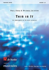 This is it: As performed by Michael Jackson, Fanfare, Score and Parts. 9790035086872