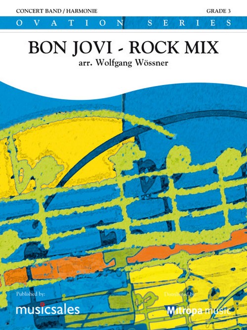 Bon Jovi - Rock Mix, Concert Band/Harmonie, Score and Parts. 9790035034330