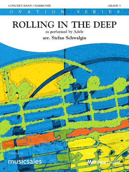 Rolling in the Deep: as performed by Adele, Concert Band/Harmonie, Score and Parts