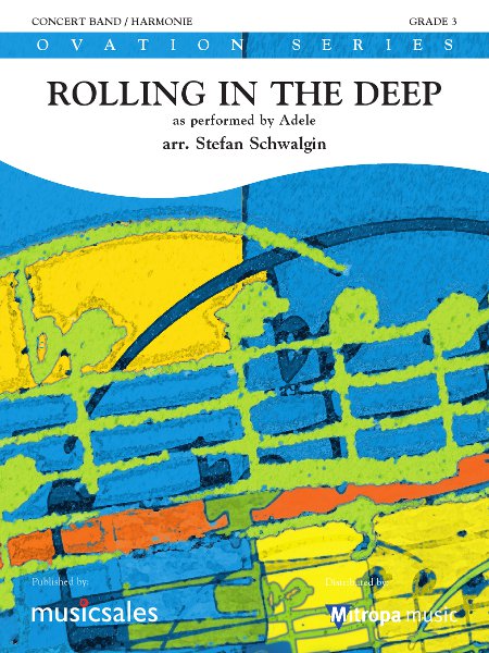 Rolling in the Deep: as performed by Adele, Concert Band/Harmonie, Score and Parts. 9790035203422