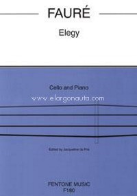 Elegy op. 24, Cello and Piano. 9789043139496