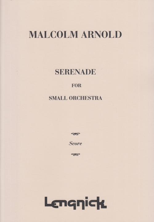 Serenade for Small Orchestra, Score