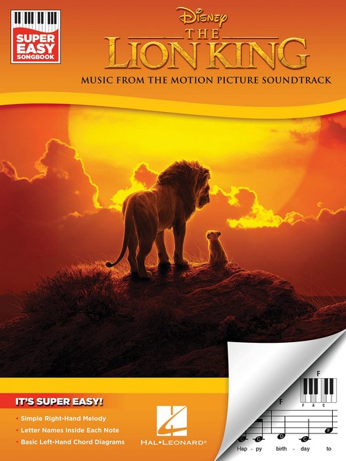 The Lion King - Super Easy Songbook: Music From The Motion Picture Soundtrack, Easy Piano
