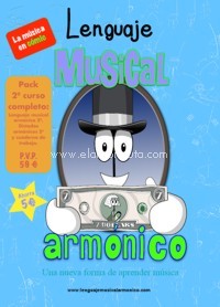 Pack Lenguaje musical armónico. Curso 2ª. 9788412206890 Pack Lenguaje musical armónico. Curso 2ª. 9788412206890