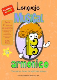 Pack Lenguaje musical armónico. Curso 3ª