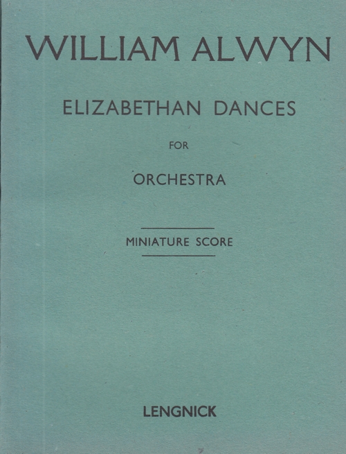 Elizabethan Dances, for Orchestra, Miniature Score