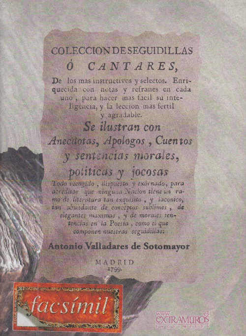 Coleccion de seguidillas ó cantares. 9788498623741