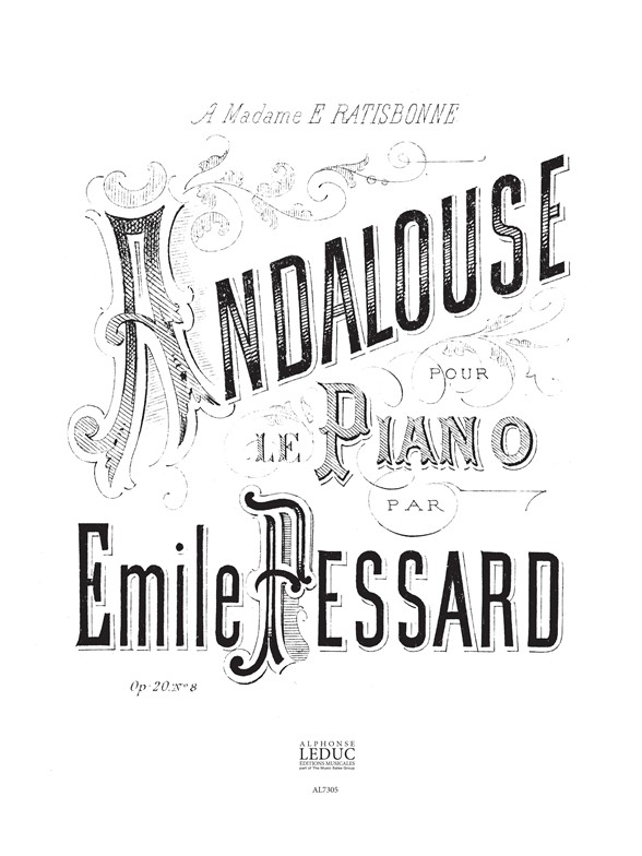 Andalouse, Piano